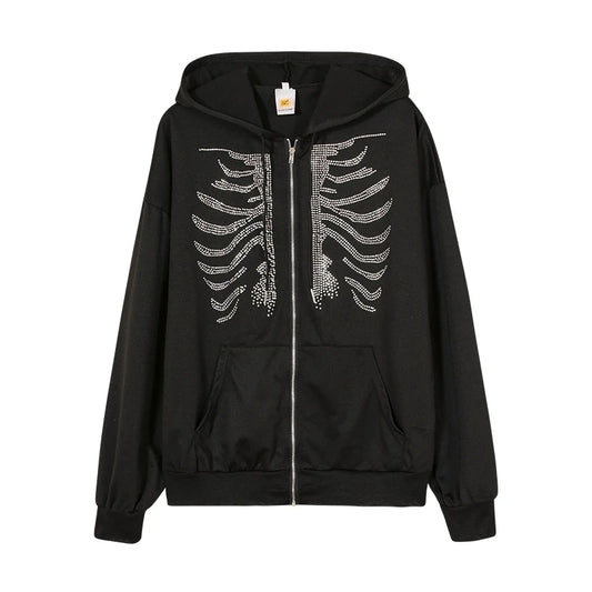 CENTRIX "Diamond Rib Cage" ZIp Up Hoodie - CENTRIX