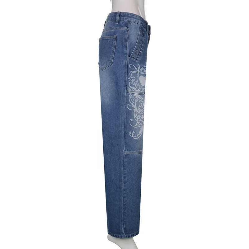 CENTRIX "Royal Heart" Baggy jeans - CENTRIX